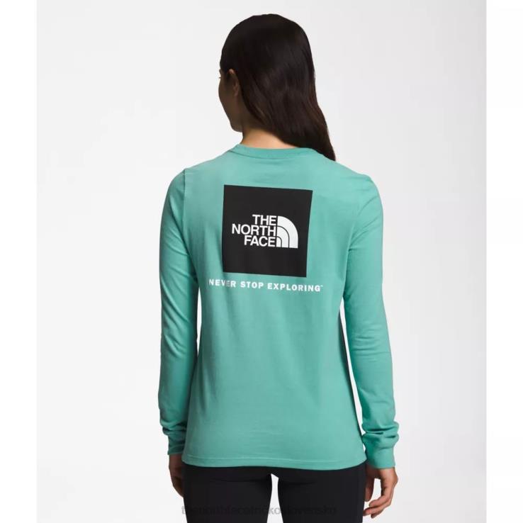 HLH084587 wasabi The North Face dámske boxerské tričko s dlhým rukávom