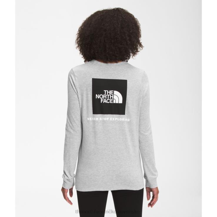 HLH084592 sivá The North Face dámske boxerské tričko s dlhým rukávom