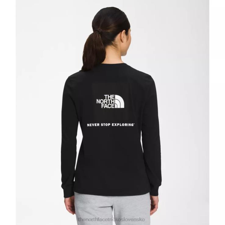 HLH084593 čierna The North Face dámske boxerské tričko s dlhým rukávom