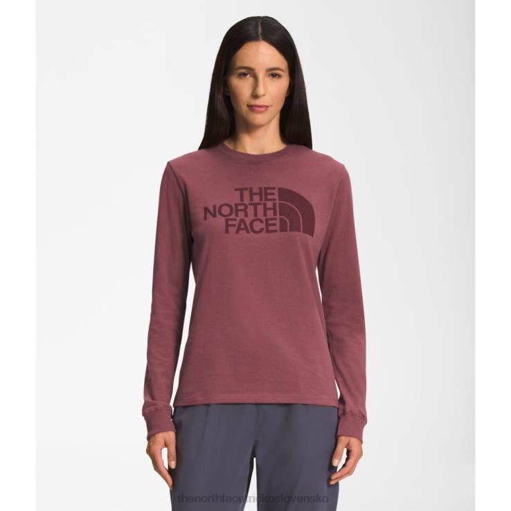 HLH084596 zázvor The North Face dámske tričko s dlhým rukávom, polokupoly