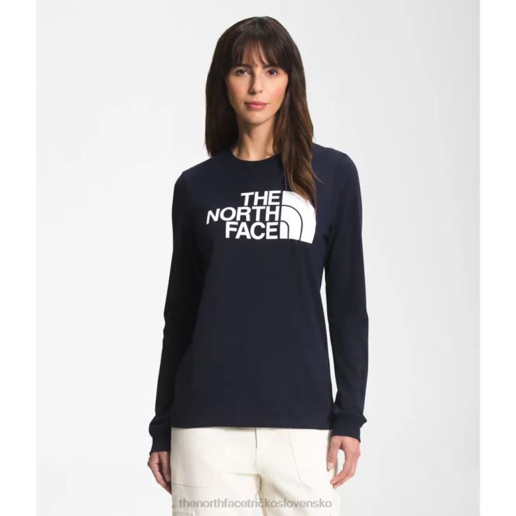 HLH084606 námorníctvo The North Face dámske tričko s dlhým rukávom, polokupoly