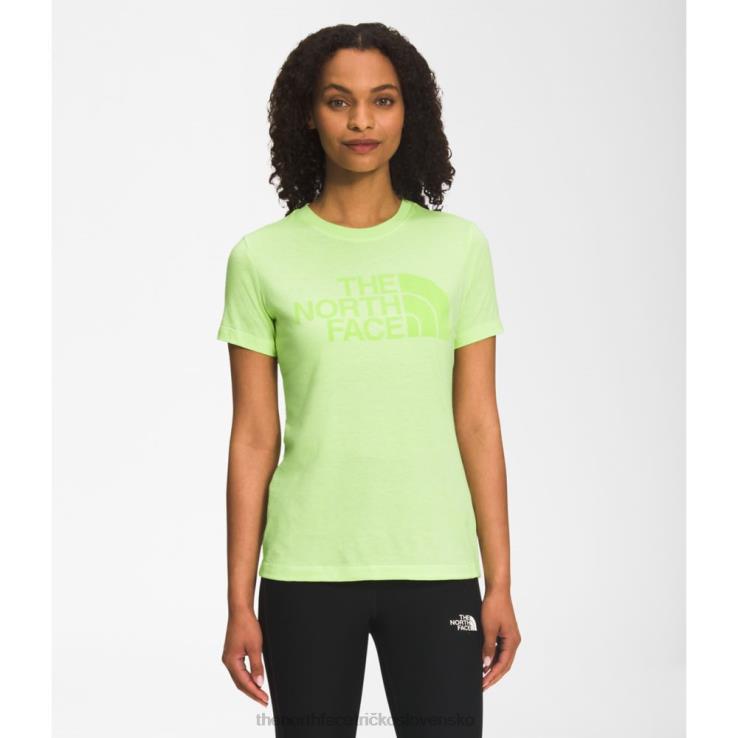 HLH085031 zelená The North Face dámske triko s krátkym rukávom, polokupoly