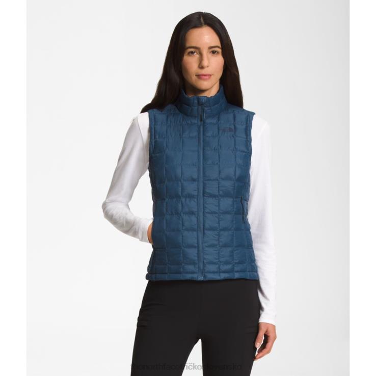 HLH084213 tienisté modré The North Face dámska termobalová eko vesta 2.0
