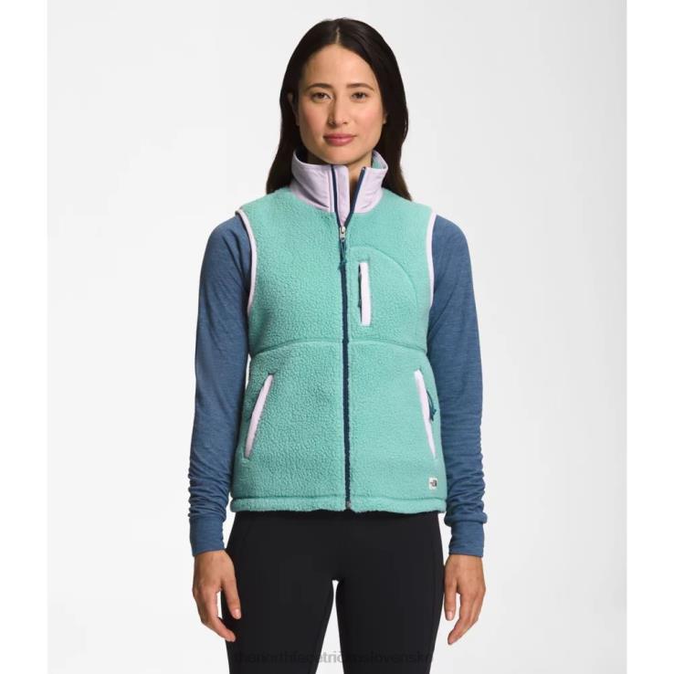 HLH084257 wasabi The North Face dámska fleecová vesta cragmont