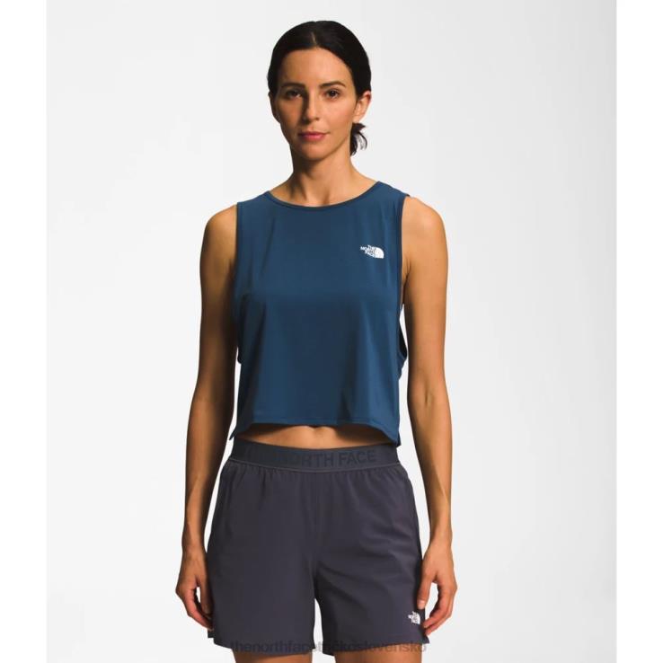 HLH084711 tienisté modré The North Face ženy putujú crossback tank